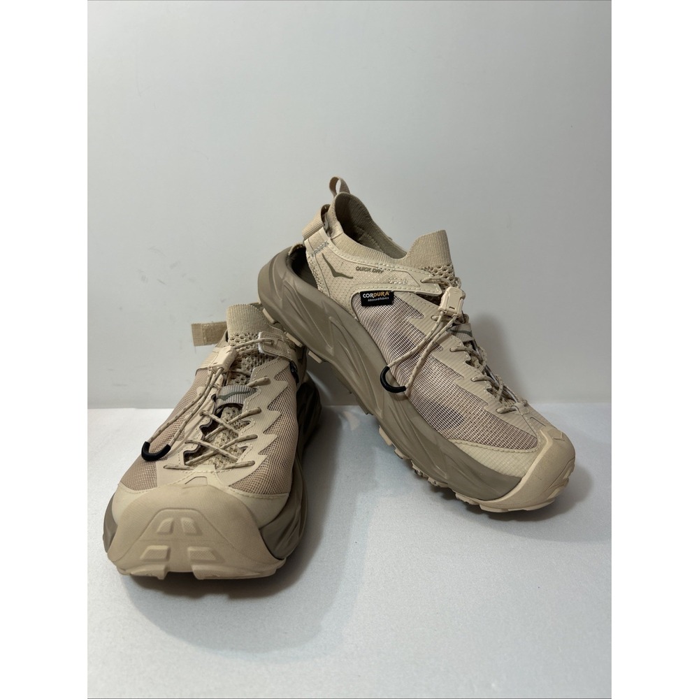 Hoka One One Men's Hopara 2 Hiking Sandal Size 9D Shifting Sand Dune Tan Outdoor